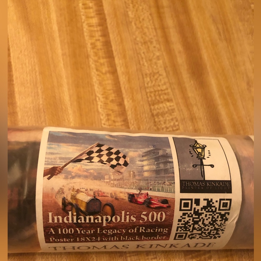 Indianapolis 500 Thomas Kinkade poster